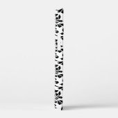 Feuille Damask Black Pattern (Benutzerdefiniert) Case-Mate iPhone Hülle (Rückseite / Rechts)