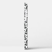 Feuille Damask Black Pattern (Benutzerdefiniert) Case-Mate iPhone Hülle (Rückseite / Links)