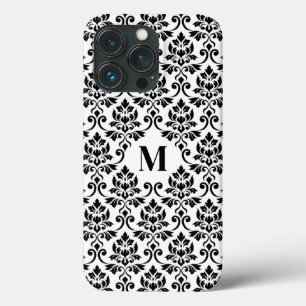 Feuille Damask Black Pattern (Benutzerdefiniert) Case-Mate iPhone Hülle