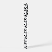 Feuille Damask Black Pattern (Benutzerdefiniert) iPhone 15 Hülle (Rechte Seite)