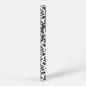 Feuille Damask Black Pattern (Benutzerdefiniert) Samsung Galaxy Hülle (Rechte Seite)