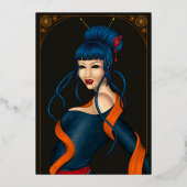 Feuille d'invitation folieneinladung (Vorderseite)