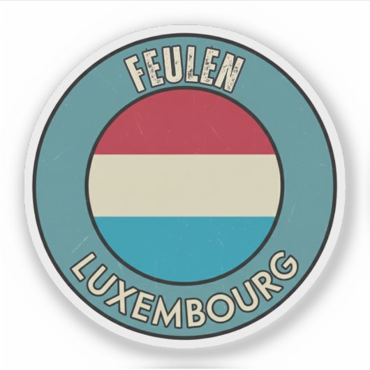 Feulen, Luxemburg Aufkleber (Vorderseite)