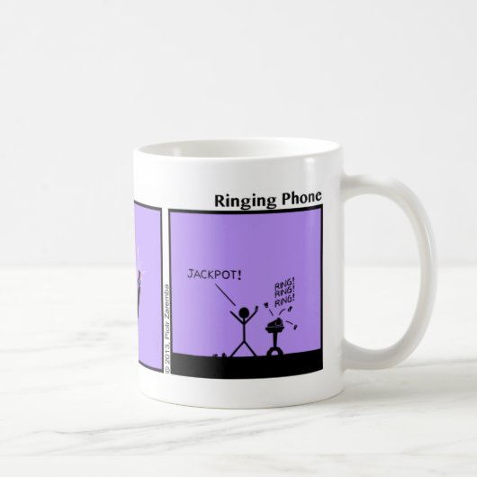 Feuning Klingelton Stickman Tasse - 101 (Rechts)