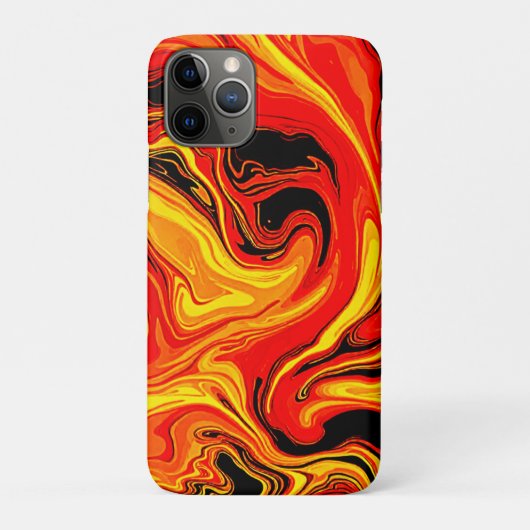 Feurige abstrakte Wirbel der Emotion Case-Mate iPhone Hülle (Rückseite)