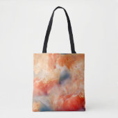 Feurige Adern aus flüssigem Marmor Tasche (Vorderseite)