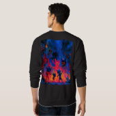 Feurige Chaneques beim Tanzen Sweatshirt (Schwarz voll)