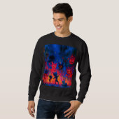 Feurige Chaneques beim Tanzen Sweatshirt (Vorne ganz)