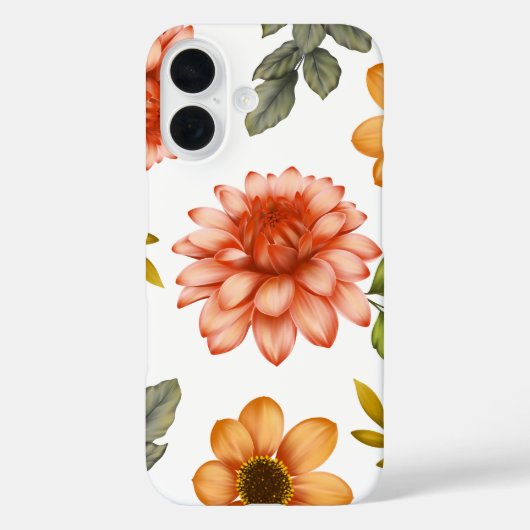Feurige Dahlienblüte  Case-Mate iPhone Hülle (Rückseite)