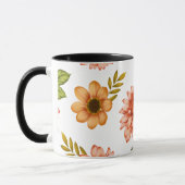 Feurige Dahlienblüte Tasse (Links)