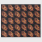 Feurige Filamente Geschenkpapier (Flach)