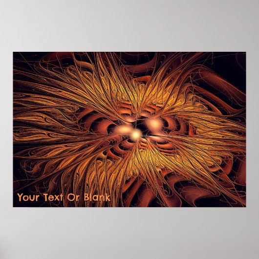 Feurige Filamente Poster (Vorne)