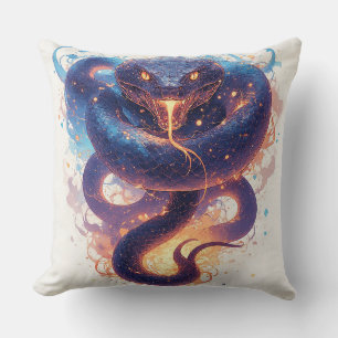 Feurige Schlange mit dynamischer Energie Kissen