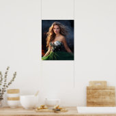 Feurige Schönheit Poster (Küche)