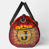 Feurige Tie Dye Sportausrüstung Monogramm personal Duffle Bag (Rechts)