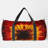 Feurige Tie Dye Sportausrüstung Monogramm personal Duffle Bag (Rückseite)