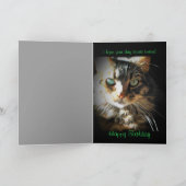 feuriger Furball - Zitat von Mickael McGarel Karte (Innenseite)