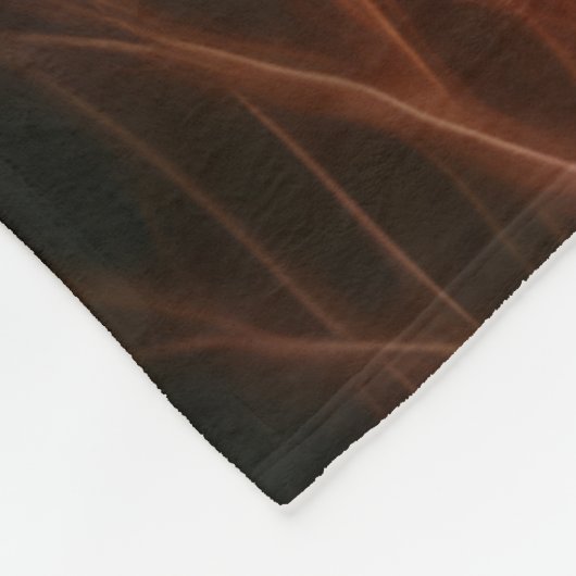 Feuriger Gepard Fleecedecke (Ecke)