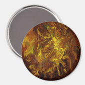 Feuriger Nebel.... Magnet (Vorderseite/Rückseite)