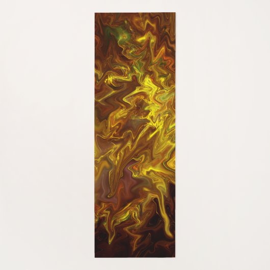 Feuriger Nebel.... Yogamatte (Rückseite)