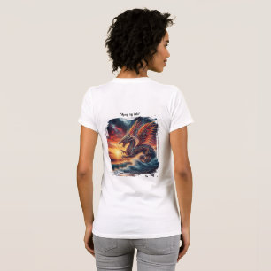 Feuriger philippinischer Drache am Strand T-Shirt
