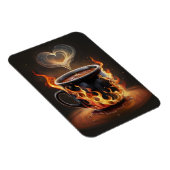 Feuriger Weihnachtskaffee mit Herzklopfkunst Magnet (Rechte Seite)