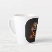 Feuriger Weihnachtskaffee mit Herzklopfkunst Milchtasse (Linke Ecke)