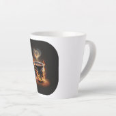 Feuriger Weihnachtskaffee mit Herzklopfkunst Milchtasse (Rechte Ecke)