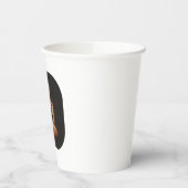 Feuriger Weihnachtskaffee mit Herzklopfkunst Pappbecher (Links)