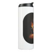 Feuriger Weihnachtskaffee mit Herzklopfkunst Thermosbecher (Nach links gedreht)
