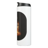 Feuriger Weihnachtskaffee mit Herzklopfkunst Thermosbecher (Nach rechts gedreht)