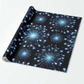 Feuriges Feuerwerk Geschenkpapier (Ungerollt)