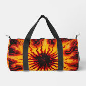 Feuriges Tie Dye Burst Weekender Kit Duffle Bag (Vorderseite)