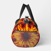 Feuriges Tie Dye Burst Weekender Kit Duffle Bag (Rechts)