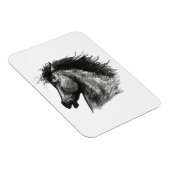 Feuriges Wildpferd Magnet (Rechte Seite)