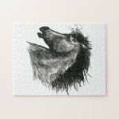 Feuriges Wildpferd Puzzle (Horizontal)