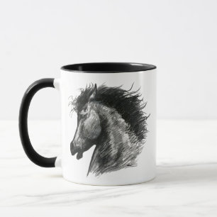 Feuriges Wildpferd Tasse