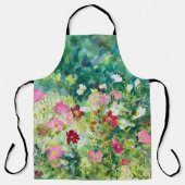 Feurkunst Watercolor Blumenmuster Schürze (Vorderseite)