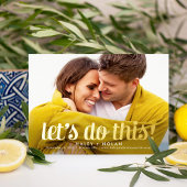 Feurlose Script-EAL-FOIL-Save the Date-Karte Folieneinladung