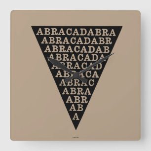 Fever Prevention Symbol Quadratische Wanduhr