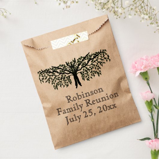 Fevor Bag - Family Wiedersehen Tree and Text Geschenktütchen (Versiegelt)
