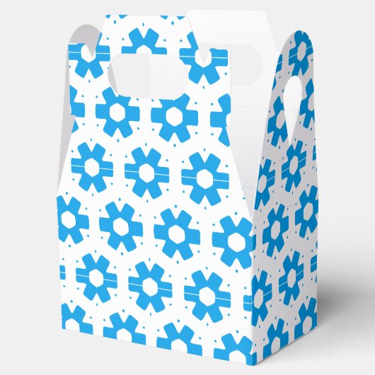 Fevor Box - Blue Florets Geschenkschachtel (Geöffnet)