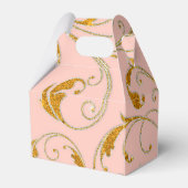 Fevor Box Glam Old Hollywood Regency Black Krawatt Geschenkschachtel (Rückseite)