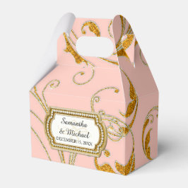 Fevor Box Glam Old Hollywood Regency Black Krawatt Geschenkschachtel