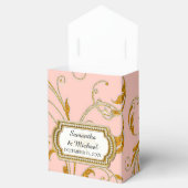 Fevor Box Glam Old Hollywood Regency Black Krawatt Geschenkschachtel (Geöffnet)