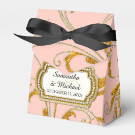 Fevor Box Glam Old Hollywood Regency Black Krawatt Geschenkschachtel