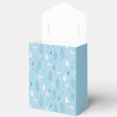 "Fevor Box - Light Blue Winter Ornament Geschenkbo Geschenkschachtel (Offen)