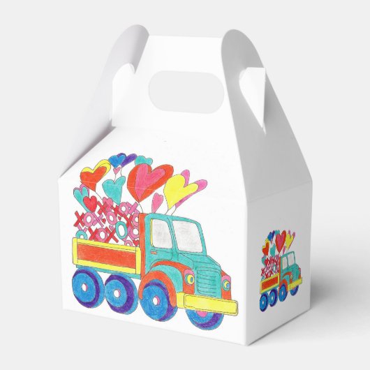 Fevor Box Truck Herz Geschenkschachtel (Vorderseite)