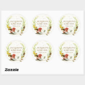 Fevor Stickers Birch Wood Eucalyptus Leaf Wreath (Blatt)