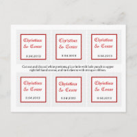 Fevor Tags Gray Red Formal Print